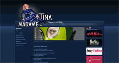 Desktop Screenshot of madame-tina.com